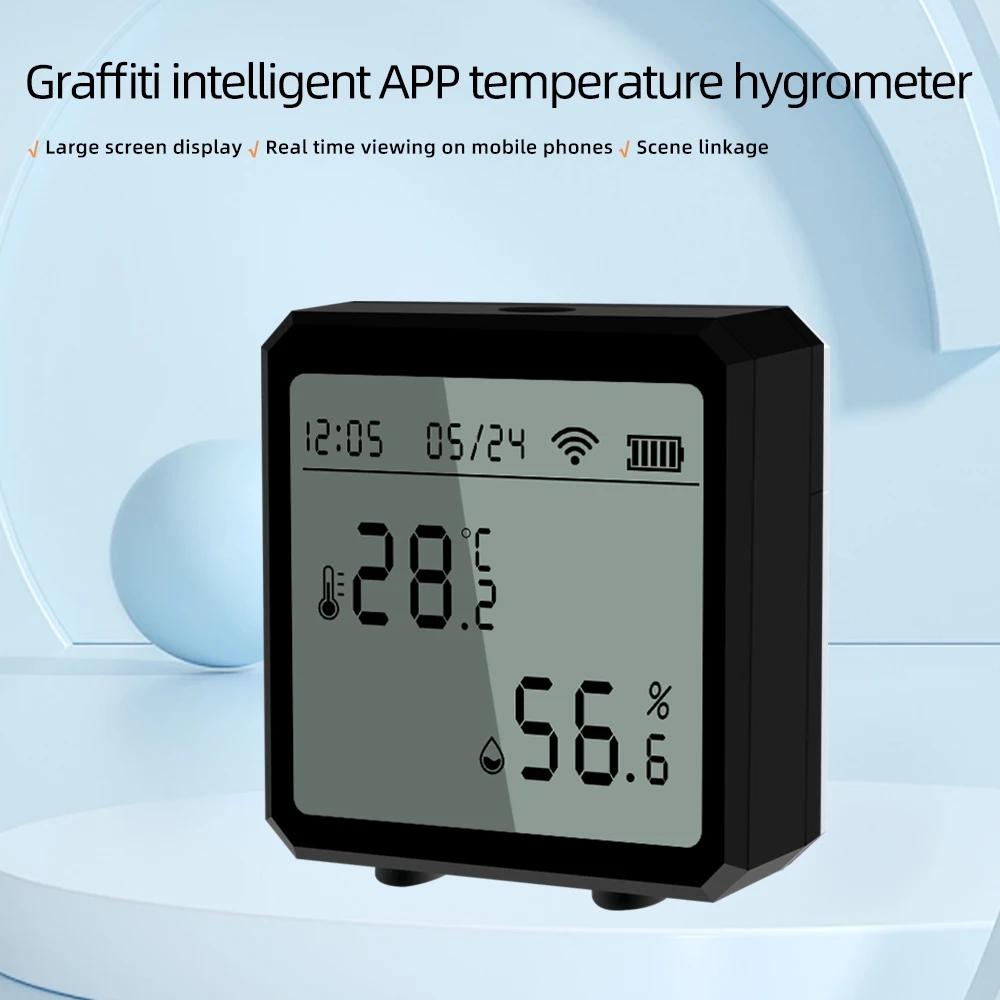 High Quality Indoor Outdoor Temperature Tester Digital WIFI Data Recorder Temperature And Humidity Sensor Detector Meter