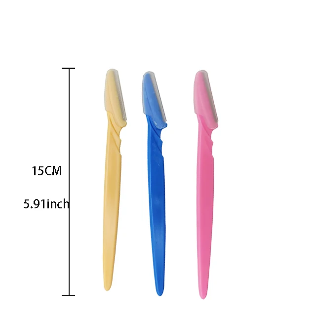 wholesale stainless steel Blade portable bulk remover facial hair shaver eyebrow razor trimmer for woman