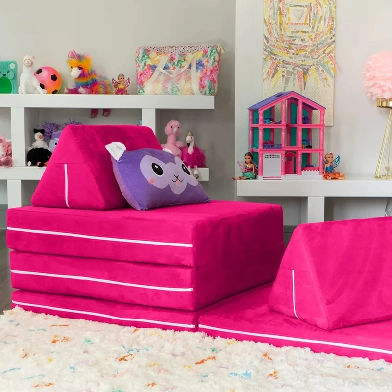 Active Play Toddler Foam Couch,Easy Scrub Playcouch,Safe Foam Play Sofa
