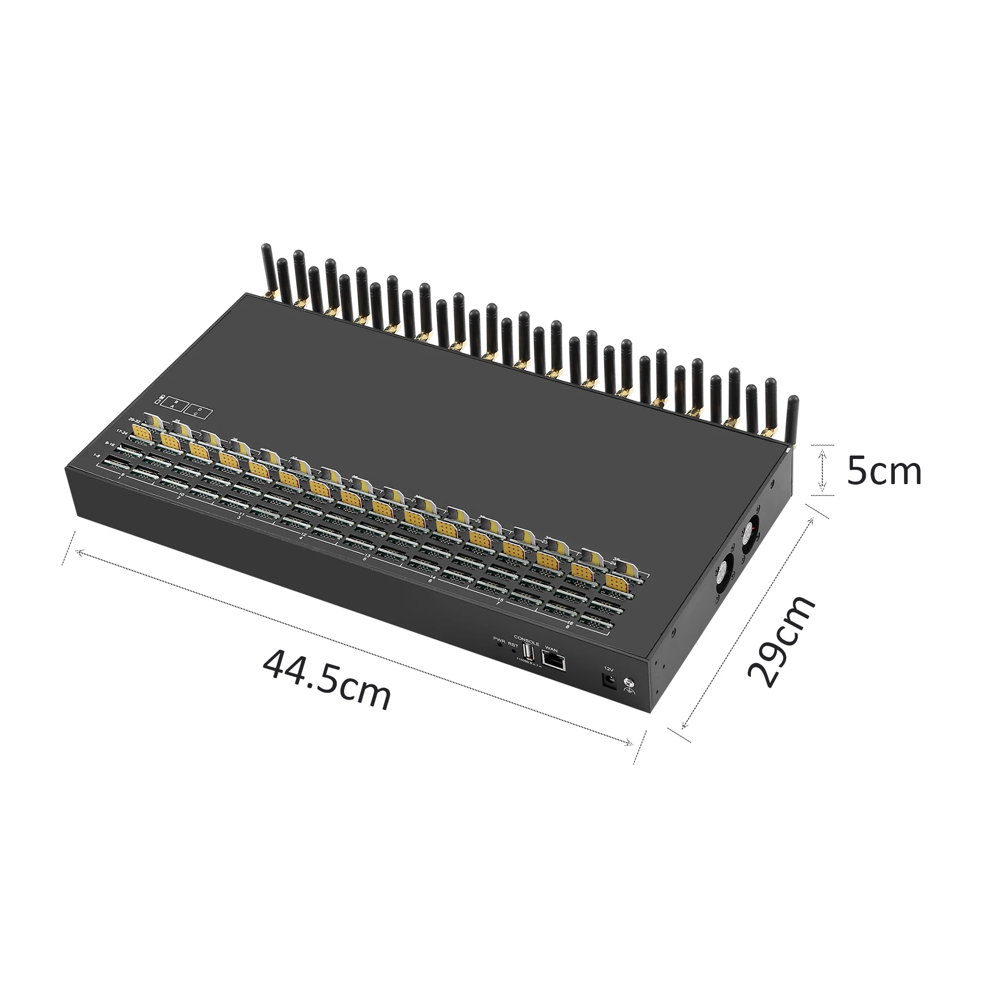 Skyline voip product Hot Sale SK32 128 gsm call voice gateway 32 channel goip VoIP gateway