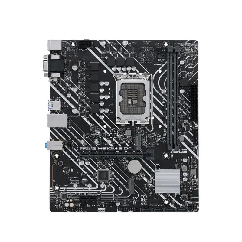 For LGA1700 CPU slot and supports addressable RGB motherboard (DisplayPort D-Sub USB 3.2 Gen) PRIME H610M-E D4