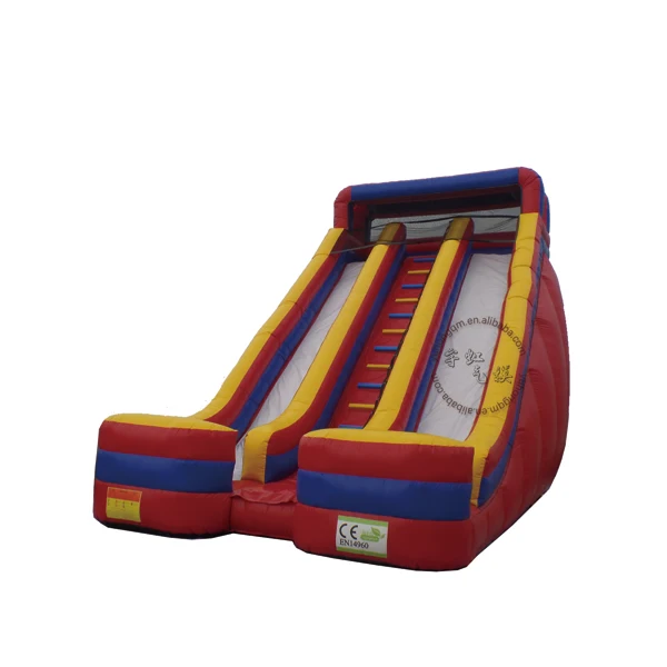 
Hot toboggan gonflable toys cheap pvc dry slides for sale 
