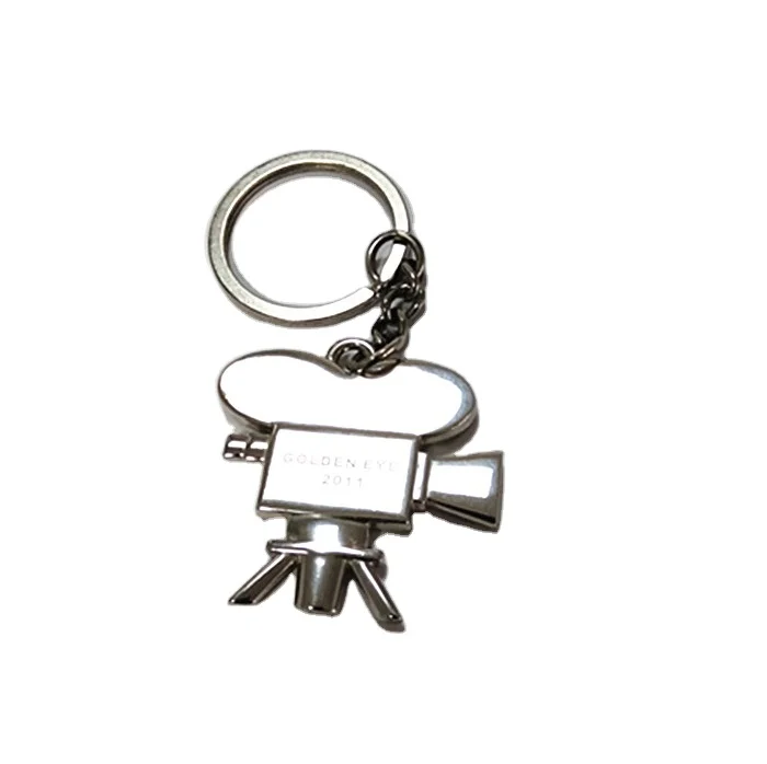 Custom logo 3D key chain toys die casting zinc alloy gun keychain for bags accessories and decorations