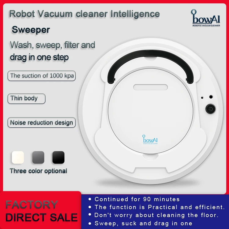New arrival App control mini professional smart quiet  3 in 1aotomatic  robot vacuum cleaner home use