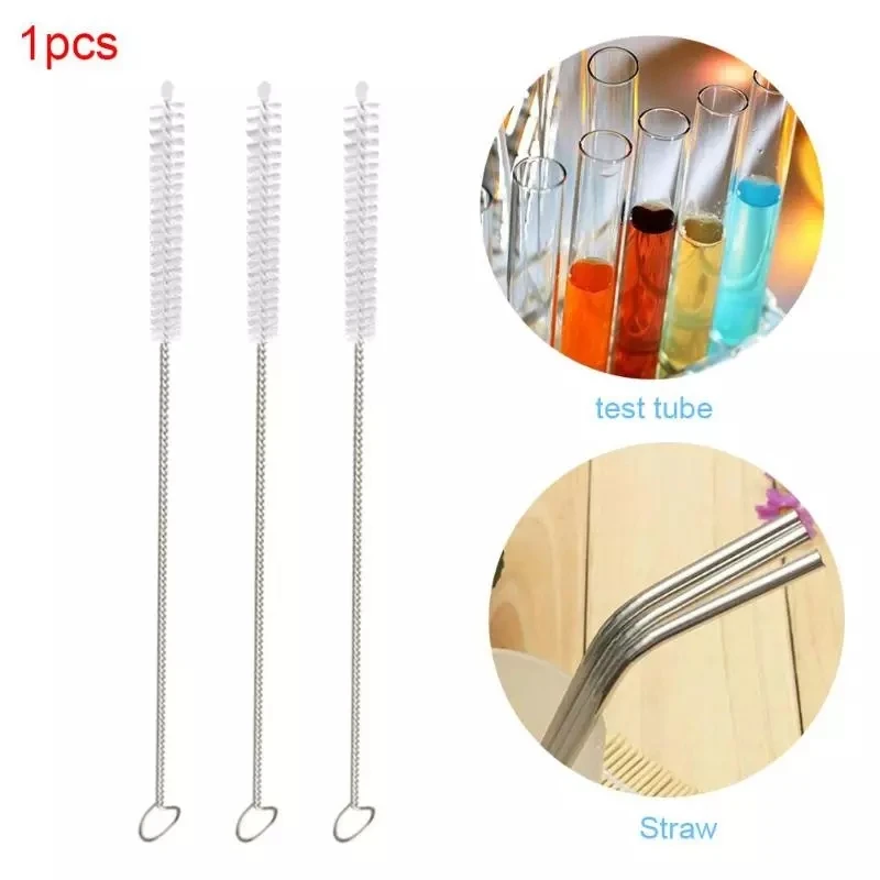Eco-friendly Nylon Cleaning Brush Test Tube Bottle Straw Washing Cleaner Bristle Kit Glass Lab Tubes Instruments Tubing Brush