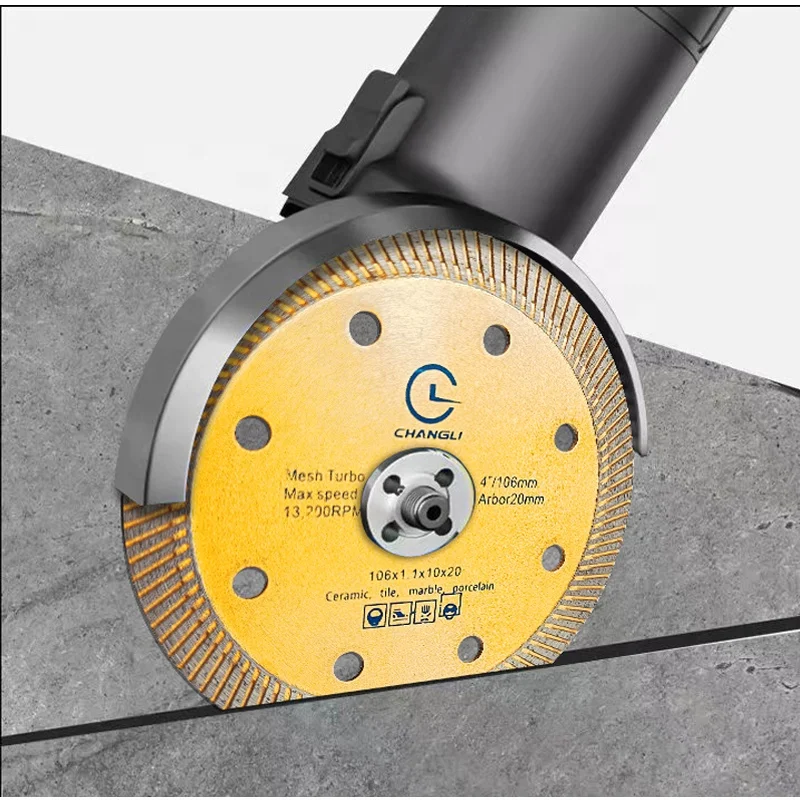 4 Inch Zero chipping marble stone tiles abrasive disc Granite Diamond tools stone carving saw blade granite marble cutting disc