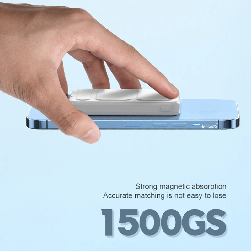 Corporate Gift Magnetic Power Bank Portable Charger 10000mAh Phone Holder Stand Fast Charging Magnetic Wireless Power Banks Gift