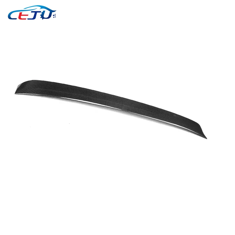 Carbon Fiber Look Rear Roof Spoiler Tail Trunk Lip Wing For Infiniti G35 G25 G37 Q40 4 Door Sedan 2007-2014