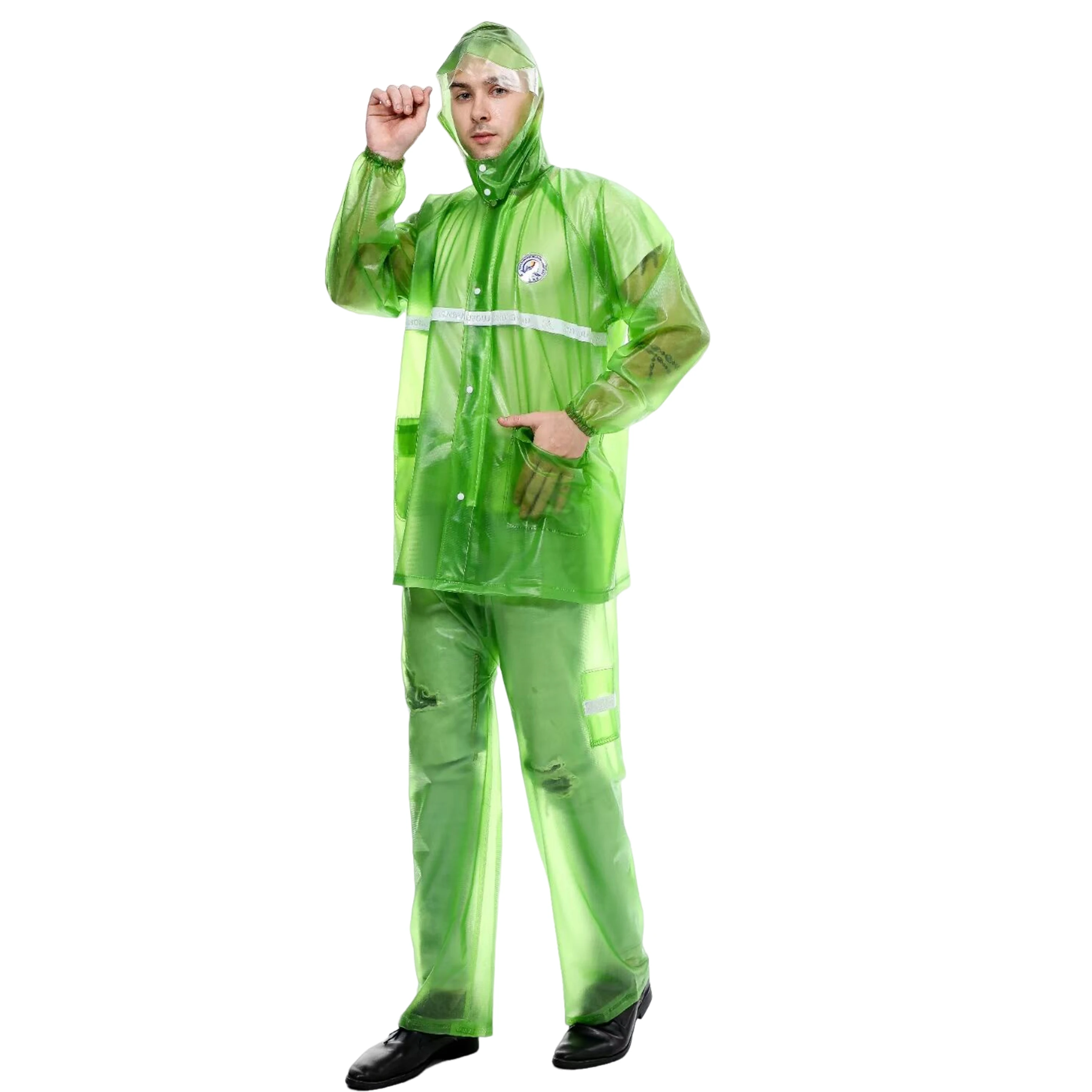 Customization New 100% New Pvc Raw Materials Fashion Manufacturers Rain Coat Adults Raincoat