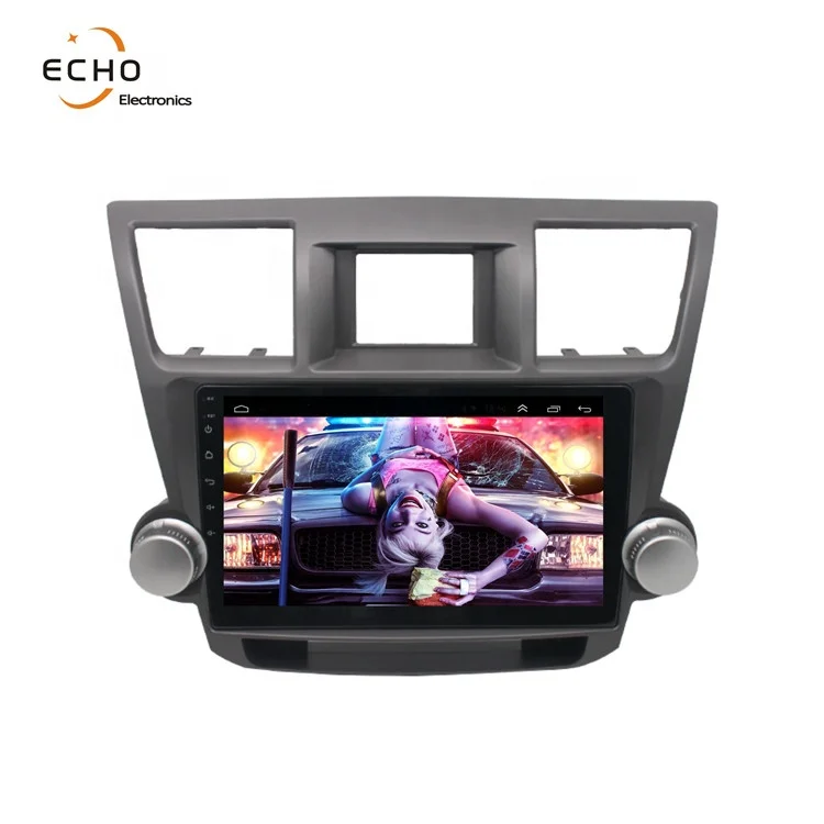 Android Touch Screen Car Radio Stereo Dvd Multimedia Video Player For Toyota Highlander 2 XU40 2007 - 2013 With GPS Navigation