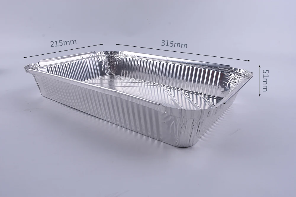 China Aluminum Foil Disposable Aluminum Foil Serving Trays Aluminium Containers And Foil Barbecue Tray