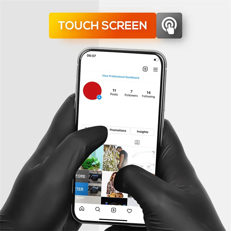 100 шт./кор. большой сильный виниловые черные перчатки уход за домашними животными чистки автомобиля снасти для приготовления пищи/Оборудование для мытья посуды Кухня Powder Free рабочие перчатки