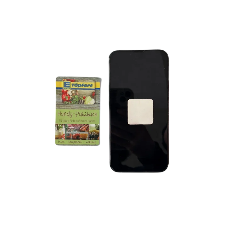 Очиститель экрана мобильного телефона Очиститель объектива завод OEM одноразовые ЖК-визитные карточки из микрофибры липкий дисплей с логотипом