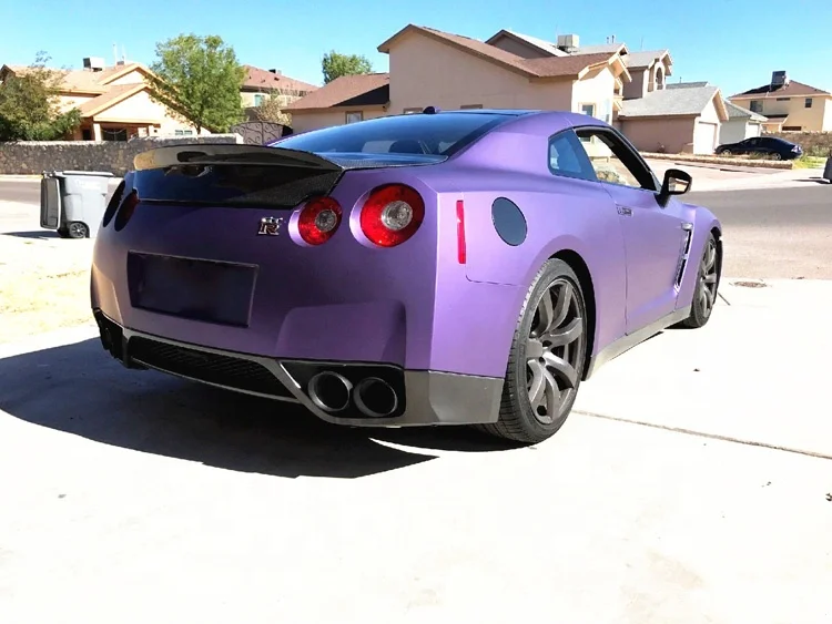 For 08-16 Nissan GTR R35 R style Carbon Fiber Duckbill Trunk Bootlid