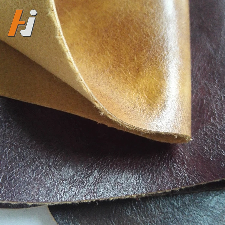 Eco friendly Trending New Custom textiles leather products vinyl faux synthetic leather fabrics sofa pu leather
