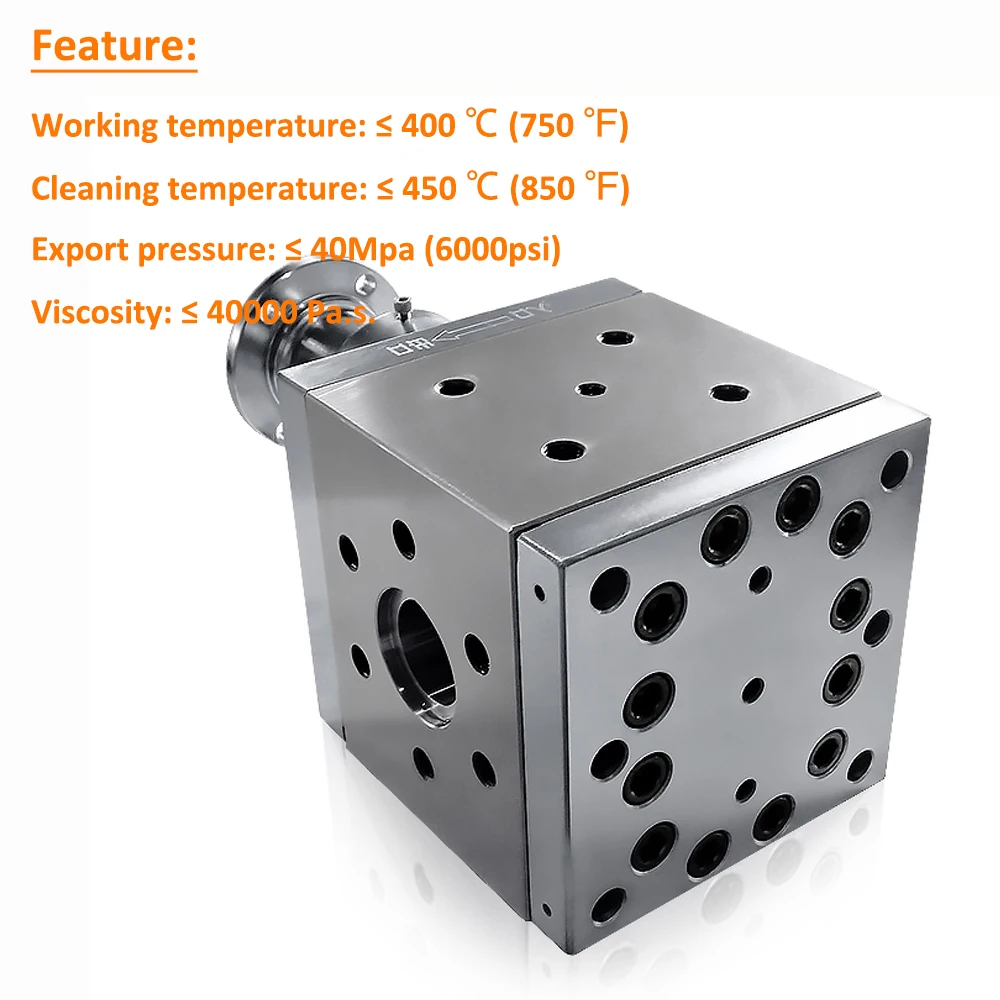 Shanghai Jishen Boosting Pressure Extrusion Melt Pump Chemical Dosing Melt Gear Pump