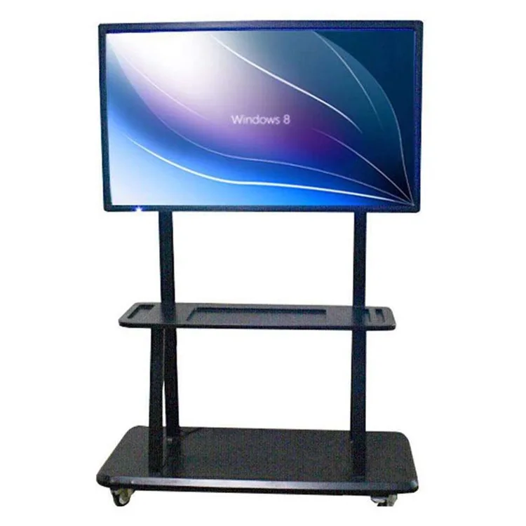 Education Drawing Screen 55 65 75 86 100 inch Smart Board Stand Multi-touch Smart All In One Interactive Whiteboard