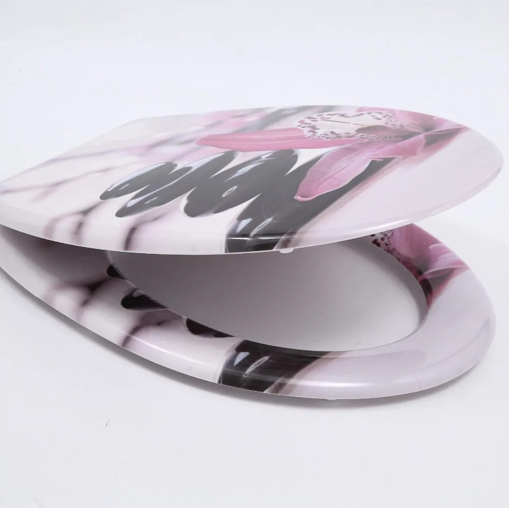 Wholesale Color Household General Uf Thickened Slow-Down Plate U-Shaped 3D Toilet Cover Seat