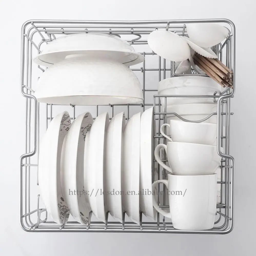 Professional Stainless Steel Kitchen Automatic Ultrasonic Built in Sink Dishwasher Machine for Home