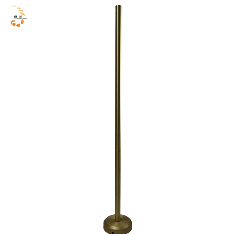 Factory Wholesale Lamp Fixture Accessories Brass Floor Standing Lamp Base And Pole Light Fittings Parts Belysningstillbehor