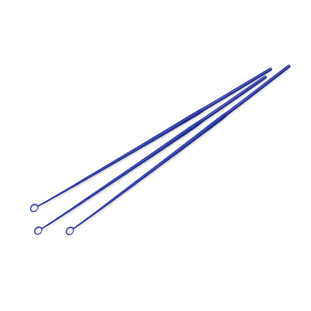 Lab Consumable Plastic Inoculating loops, 10ul, dark blue