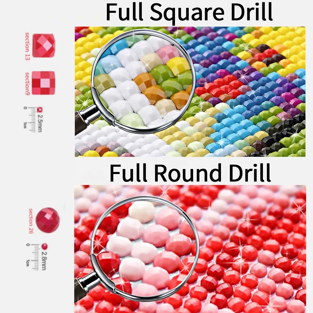 BHR65 Still Life Canvass number oil painting  good omens poster wall art prints Gift Elderly Couple5D DIY Diamond Painting