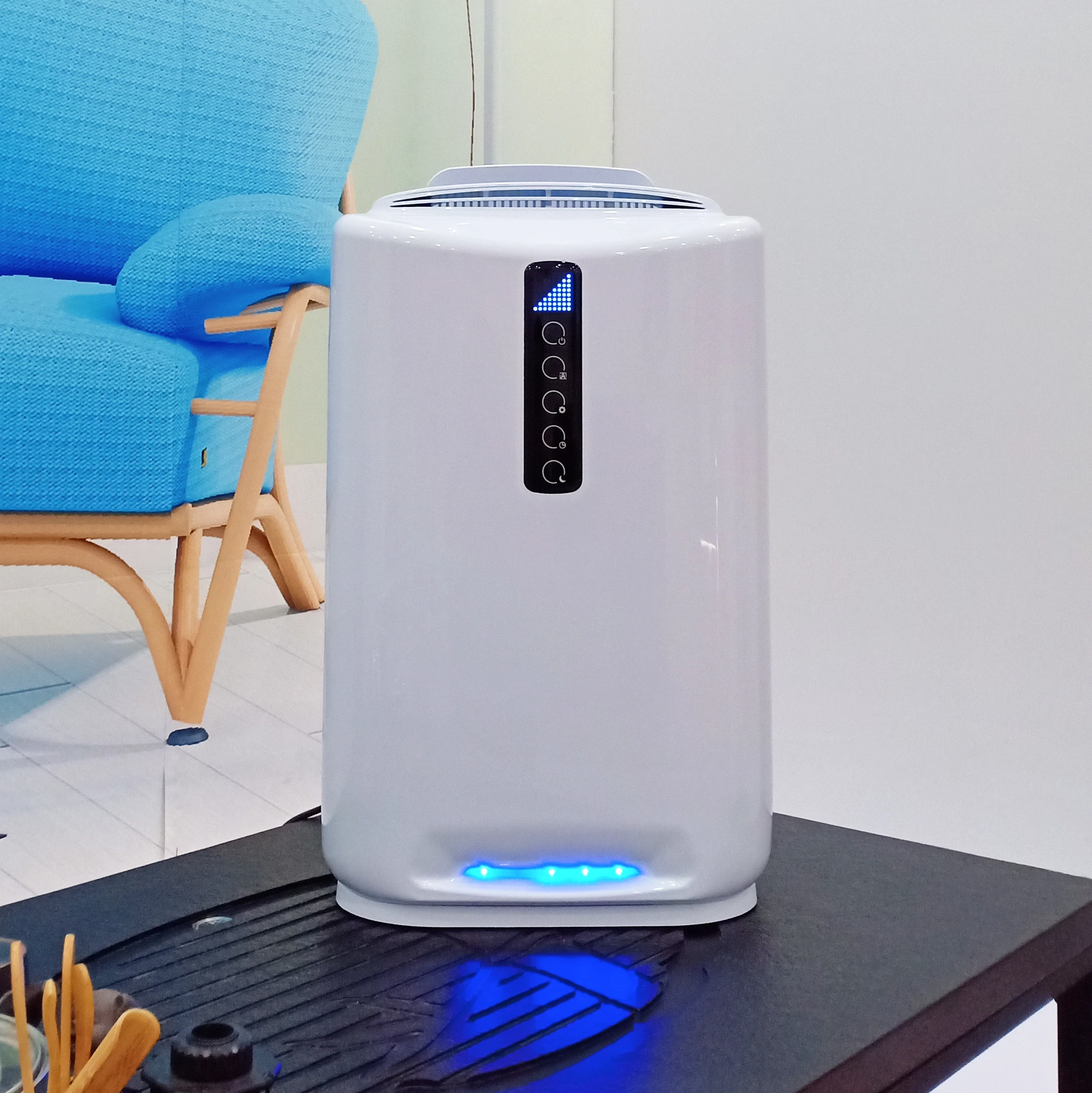 True HEPA Active Carbon Plasma Photo Air Fresh Intelligent Technology Catalyst Air Purifier with UV Light