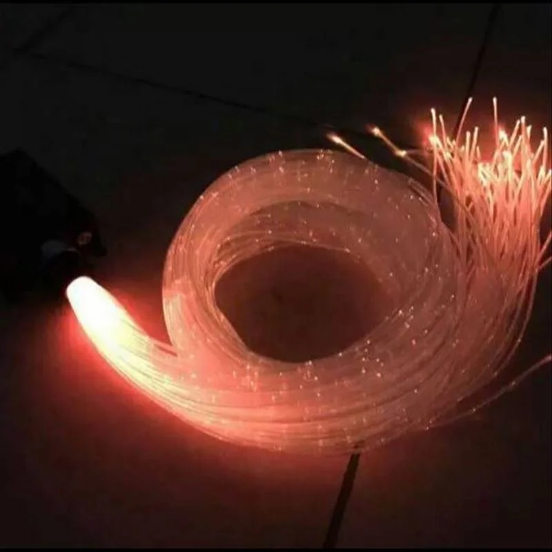 High Quality 85-260V 16W RGB LED Fiber Optic Light With Sparkle Fiber Optic Cable Sparkle LED Light Kit