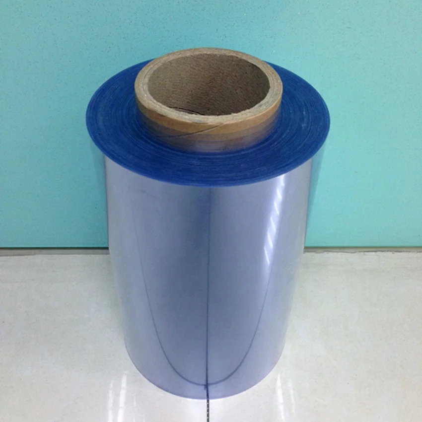 Plastic Film roll Transparent PVC Hard plastic Sheet Foil Clear Rigid PVC Film Membrane for Blister Pack