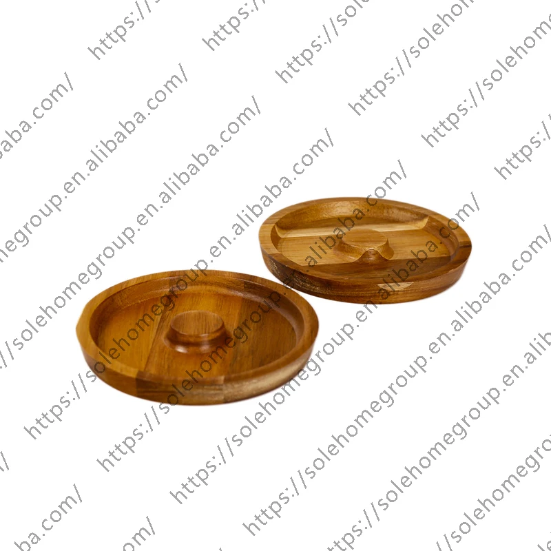 wooden acacia margarita salt rimmer cocktail rimmer kit 5.5 inch diameter glass rimmer