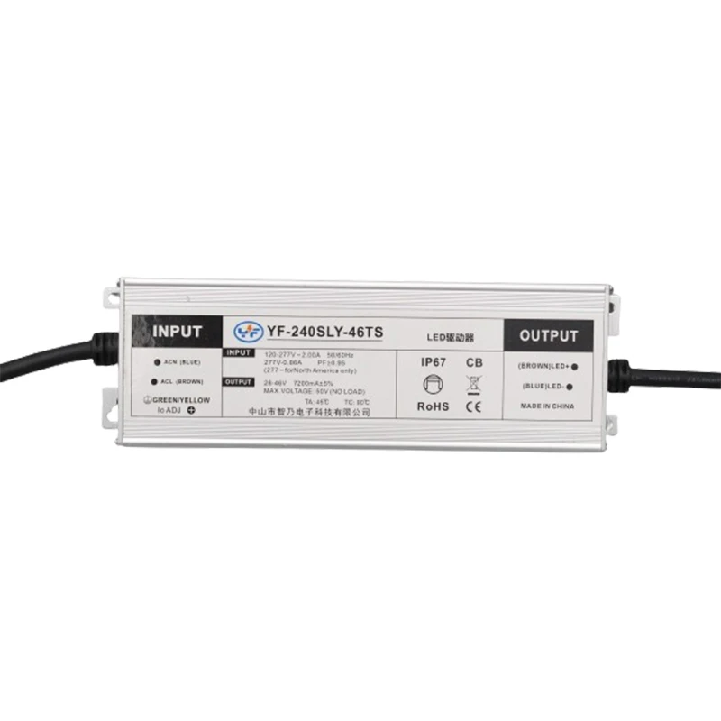 Лидер продаж источник питания с входным напряжением 120-277Vac 25-46V широкое выходное напряжение