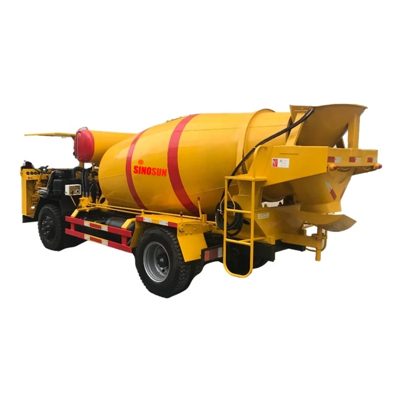 underground concrete mixer truck