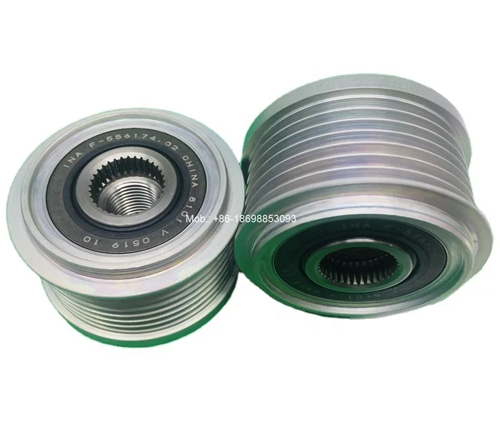 Оригинальный INA шкивы 535012810 F-556174.02 7PK alternatos ременный шкив для Toyota Land Cruiser 1GD-FTV дизельных двигателей