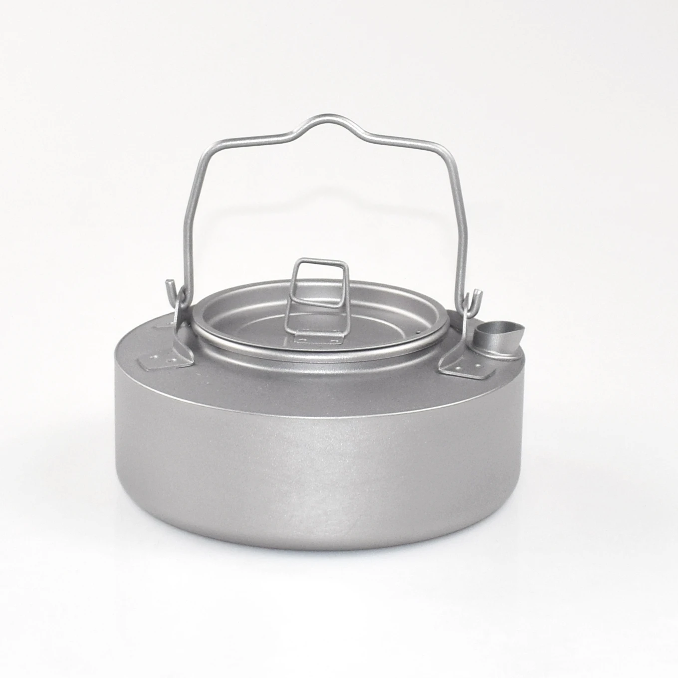 800ml Titanium ultralight camping kettle