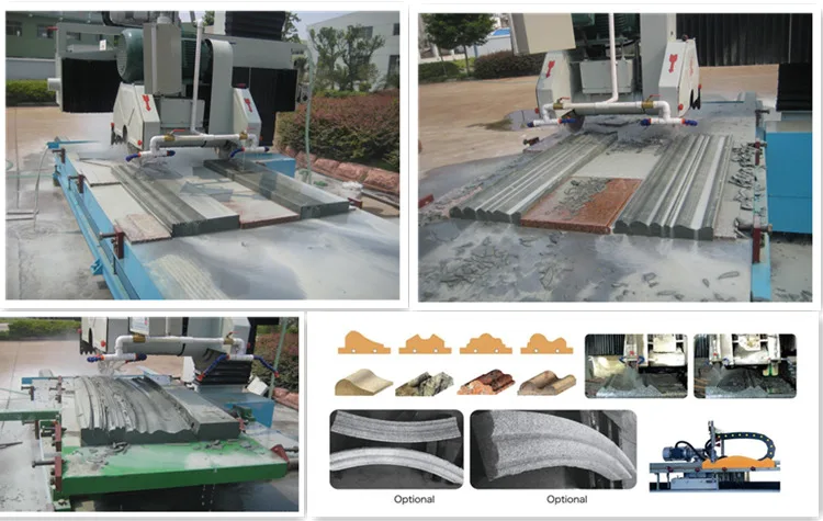 Automatic Special Shapes Profiling Cutting Machine multi function cnc cutting machine doubleknife design