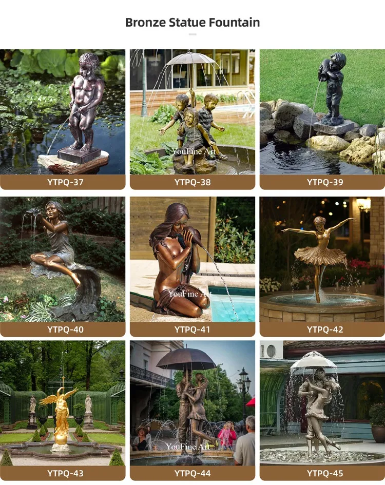 Bronze statue Fountain