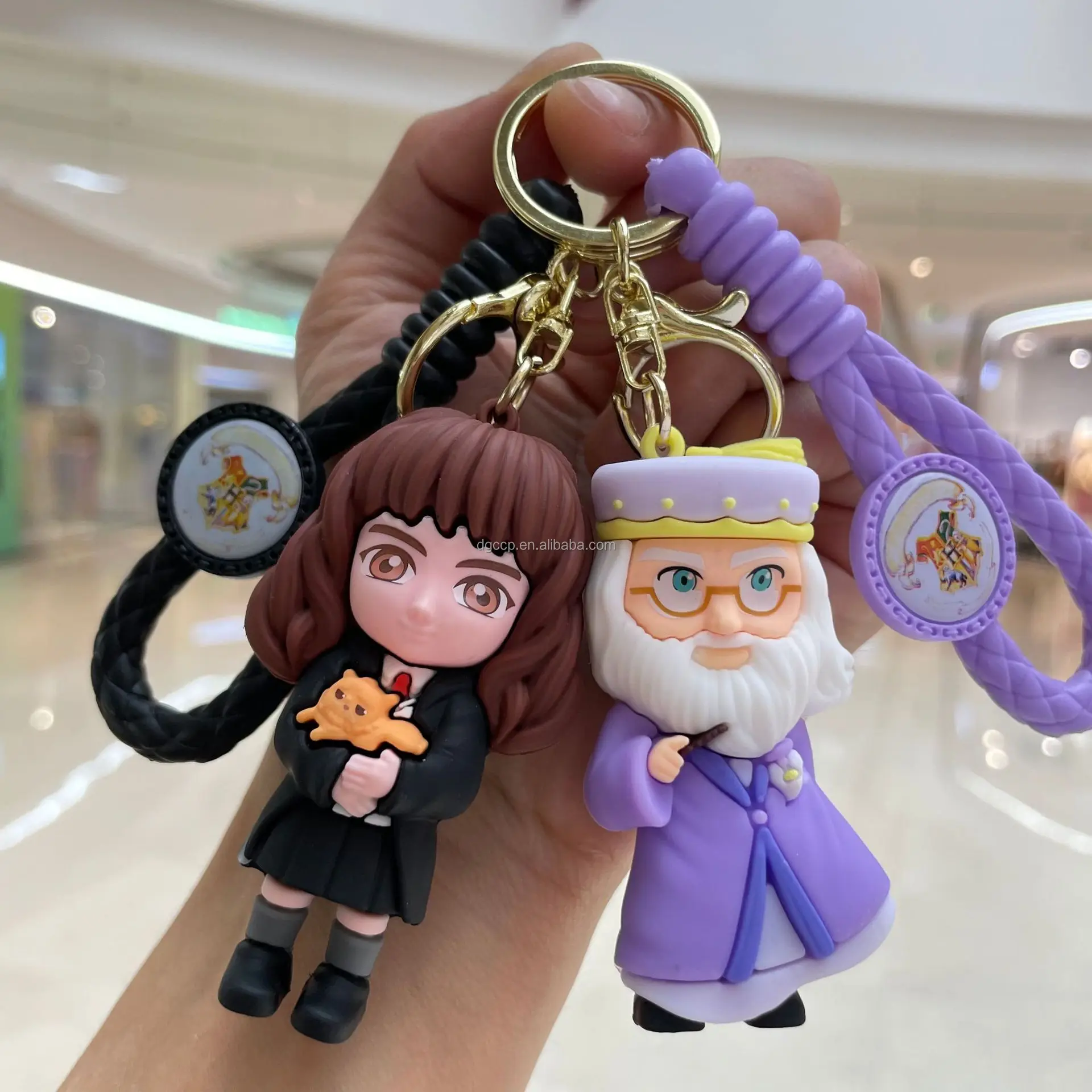 Cute decoration American movies harry figure souvenir 3d harry Character pvc keychain accessories