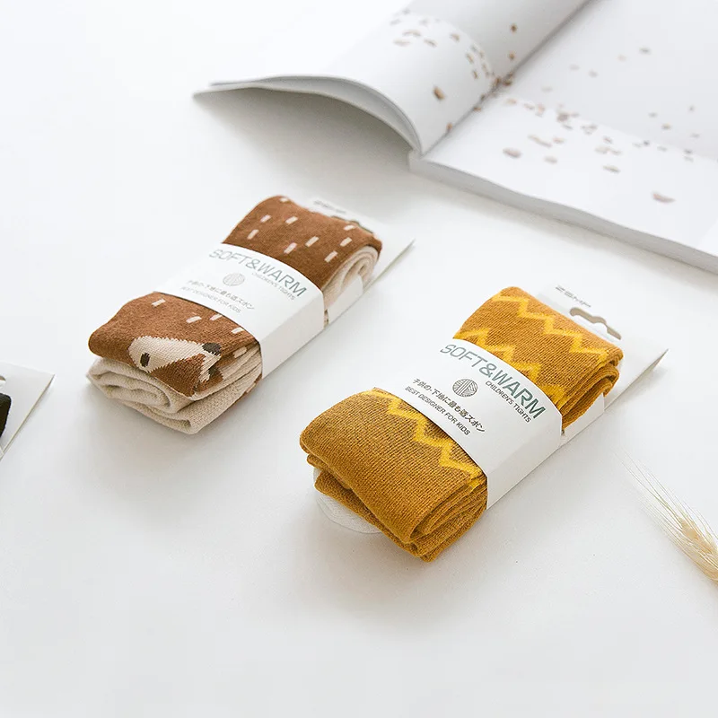 Wave Pattern Children Tights Stockings Baby Girls Fashion Tights Pantyhose