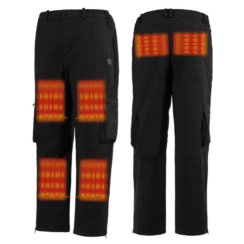 7.4V Motorcycle Heated Pant Liner Men Heated Workwear Pants Heating Trousers for Ski, Cycling pantalon chauffants homme