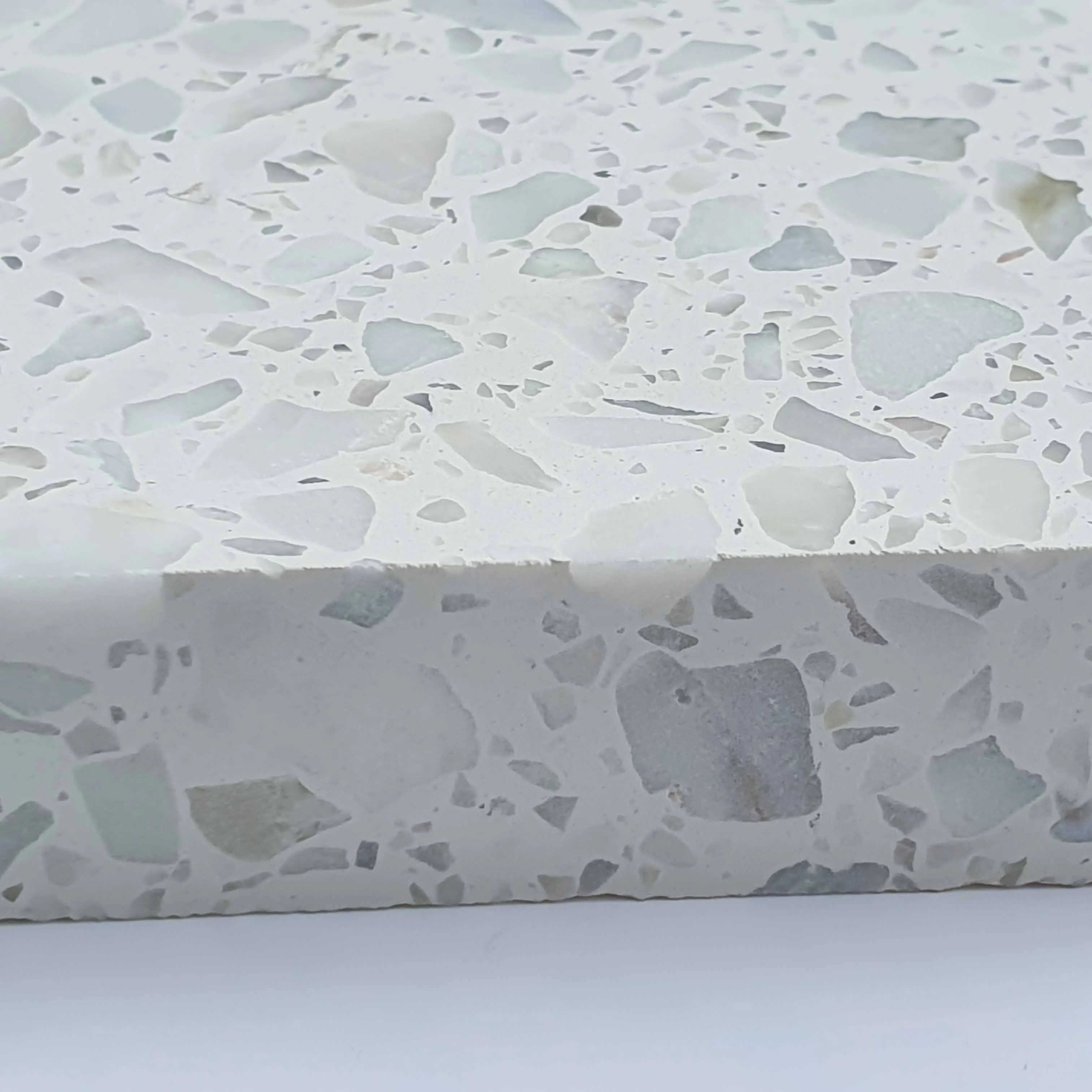 BOTON STONE Waterproof Coloful Terrazzo Stone Worktop Artificial Terrazzo for Countertops Terrazzo Kitchen Countertops