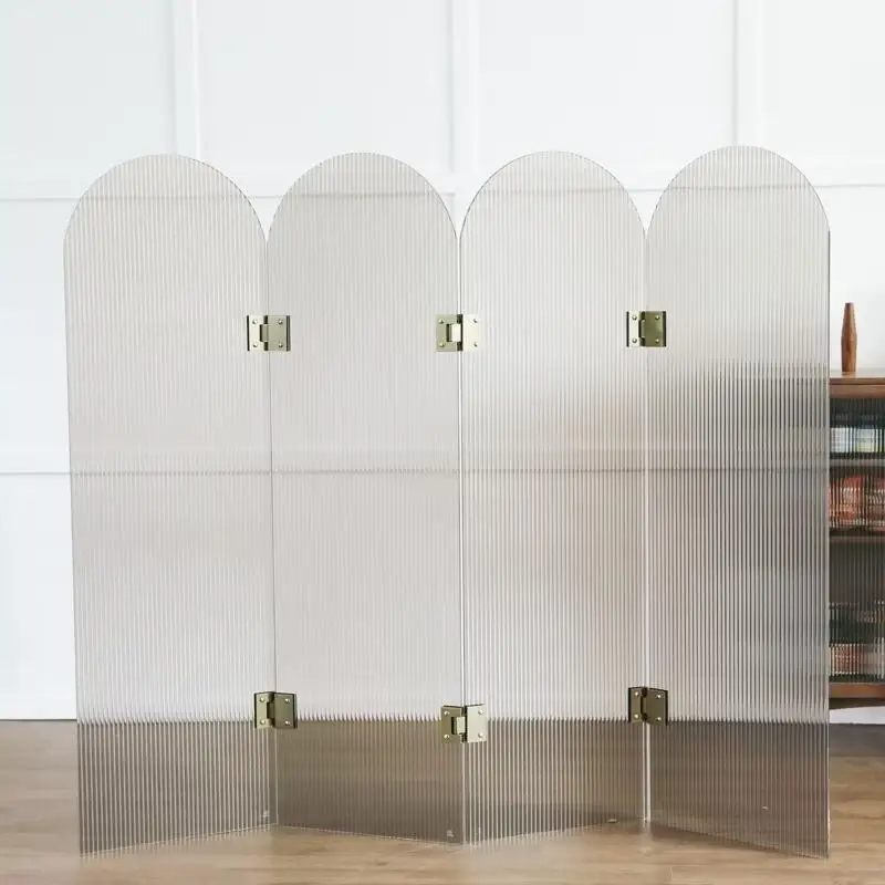 Transparent Partition Bathroom Hallway Livingroom Modern Simple Acrylic Mobile Screen