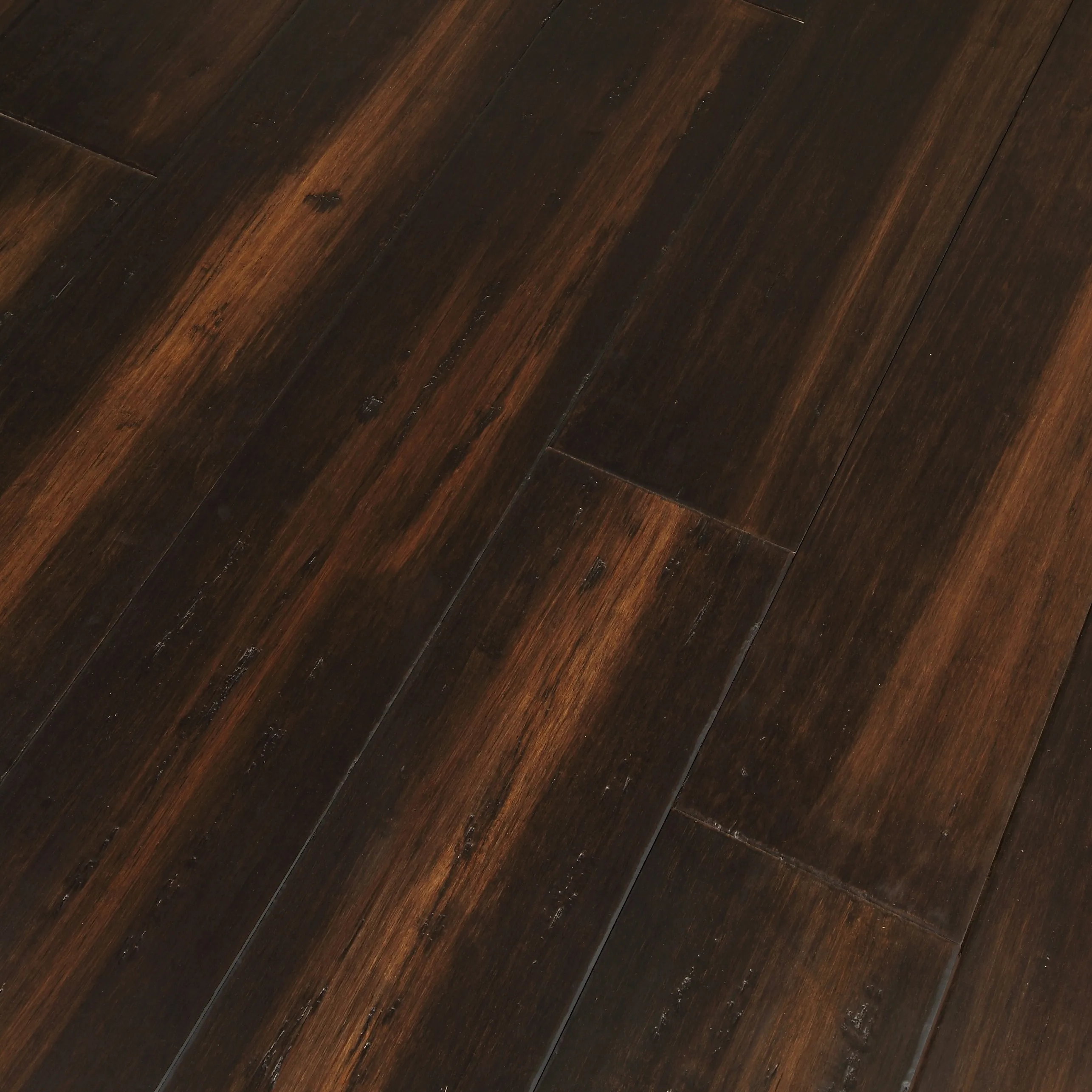 High Quality Modern Black Indoor Embossed  Solid Wood Strand Woven Bamboo Flooring