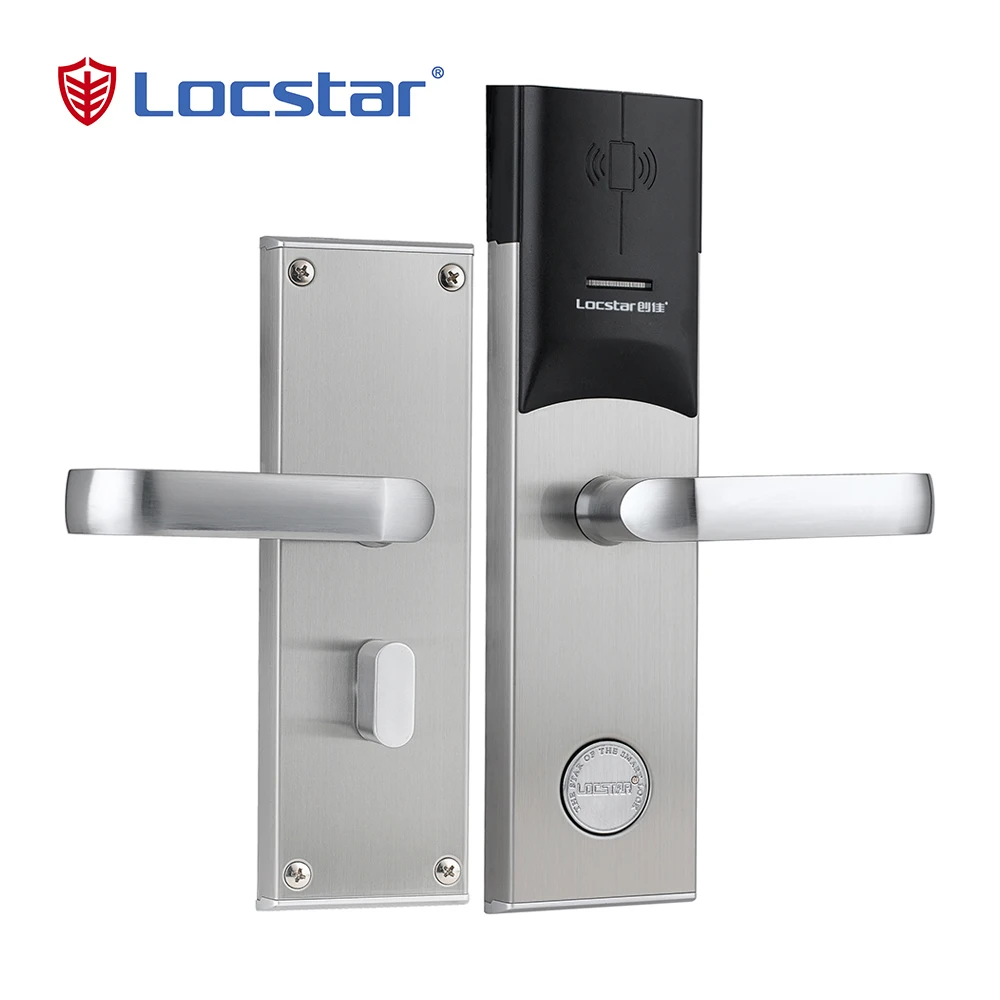 Rfid Card Security Gate System Keyless Entry Safe Electric Electronic Handle Locking Keys Door Cylinders Hotel Lock