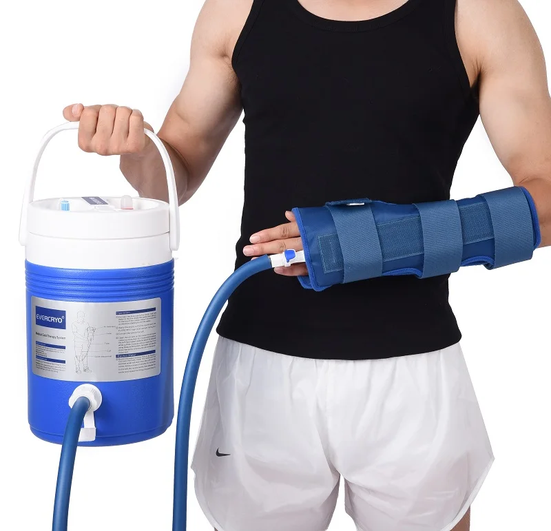 Wholesale Cryo therapy machine aircast cryo cuff cold therapy knee solution knee physical system with knee cuff