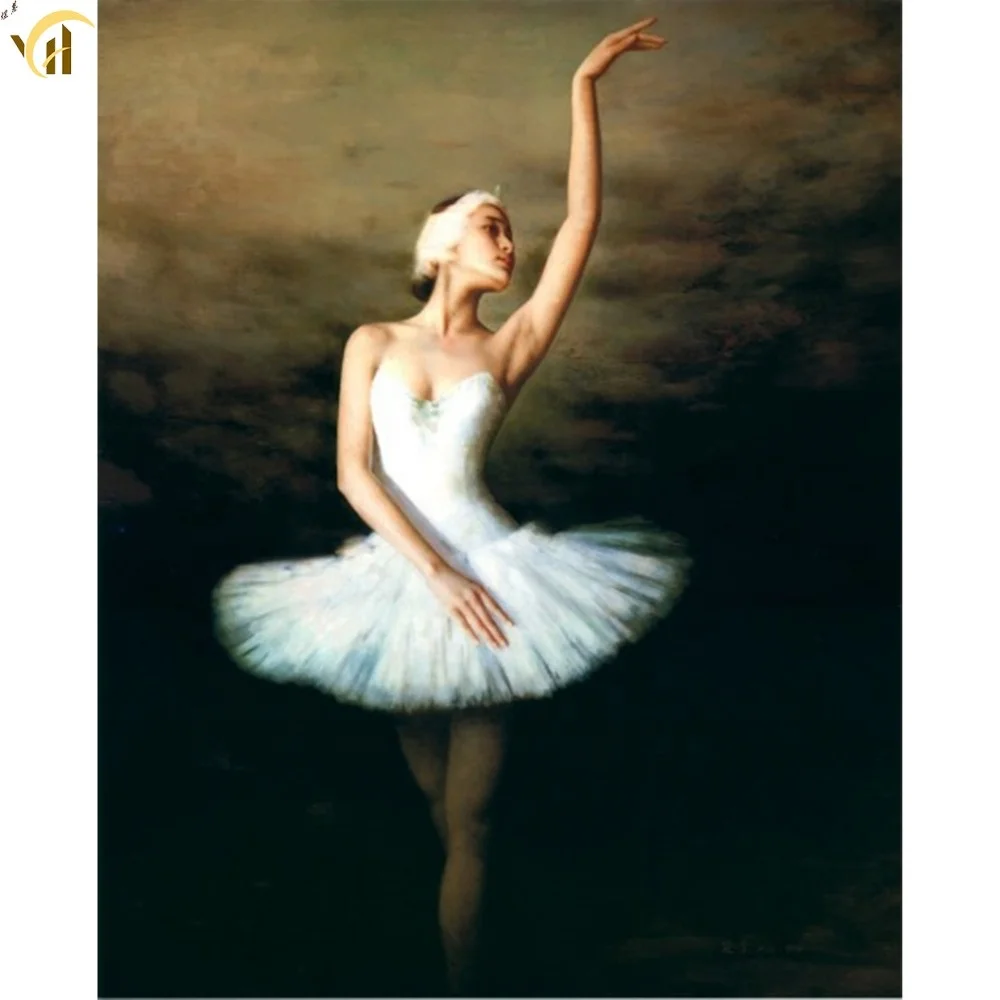 Ballet dancing girl diy diamond art painting square dot diamond art kit mosaic art painting