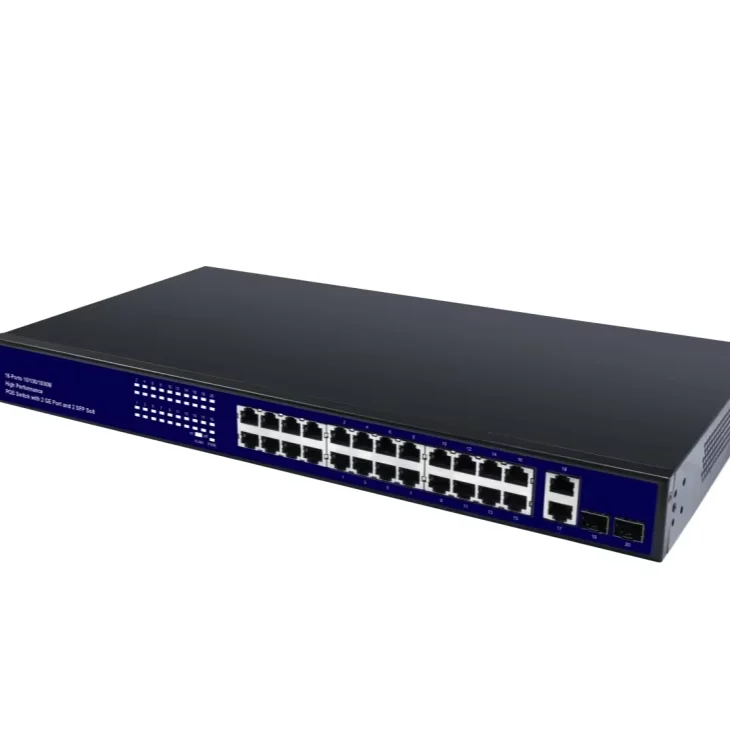 Yuncore 260W 16 ports Gigabit PoE Switch