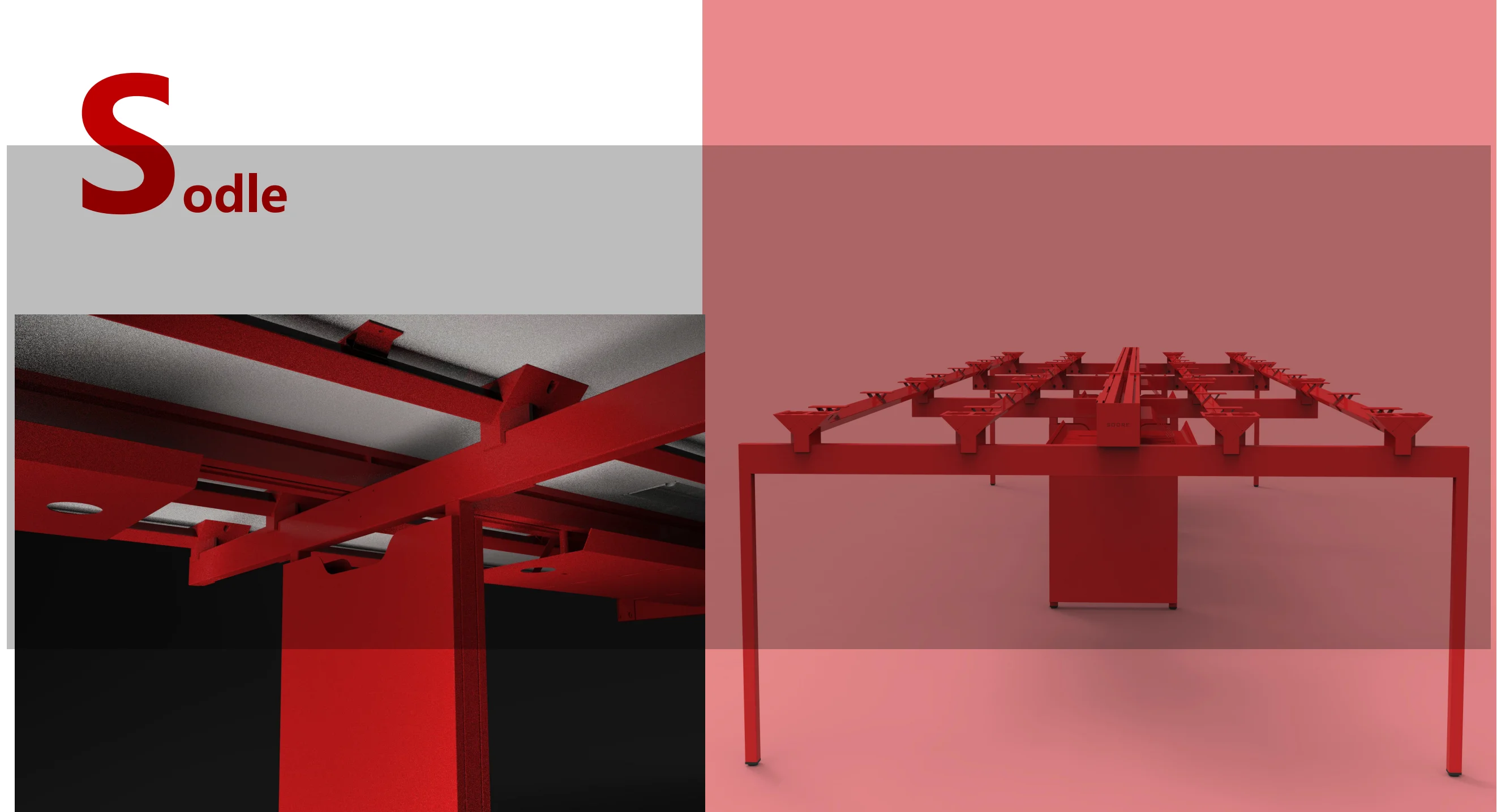 Modern modular open space office desk 4 seat office cubicle workstation