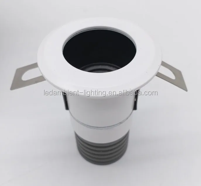 Ultra modern slim mini adjustable LED downlight spot 5w under drinks cabinet it 3w silver body color