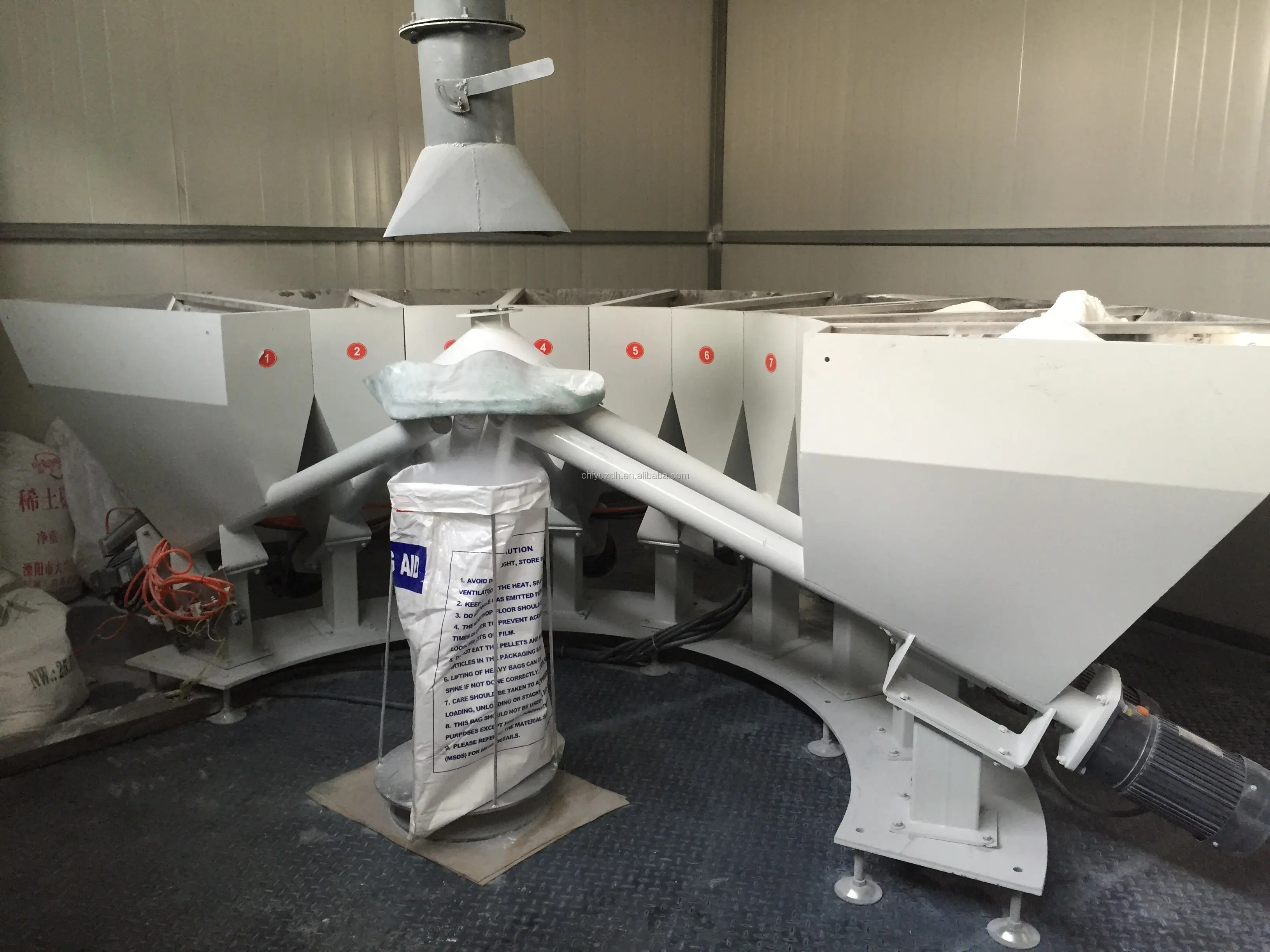 Automatic chemical dosing system Powder batching and weighing system Additives dosing system