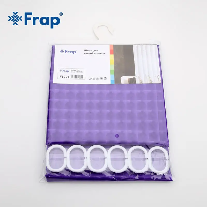 Frap PEVA ванная комната 3D занавеска для душа 180*200 см F8751